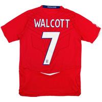 2008-10 England Away Shirt Walcott #7 XL