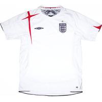 2005 07 england home shirt very good xl