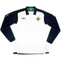 2009 10 northern ireland away ls shirt xl