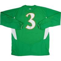 2004-06 Ireland Match Issue Home L/S Shirt #3