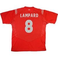 2004-06 England Away Shirt Lampard #8 XL