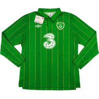 2011-12 Ireland Home L/S Shirt *w/Tags* L