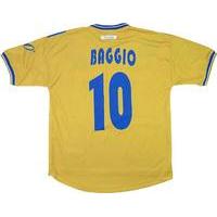 2001-02 Brescia \'90 Years\' Third Shirt Baggio #10 L