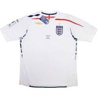 2007 09 england v brazil home shirt lampard wtags xl