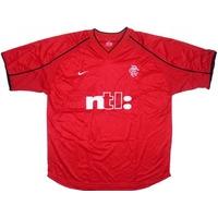 2000-02 Rangers Third Shirt (Very Good) XL