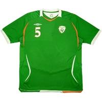 2008-10 Ireland Match Issue Home Shirt #5