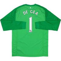 2013-14 Manchester United GK Home Shirt De Gea #1 (Excellent) S