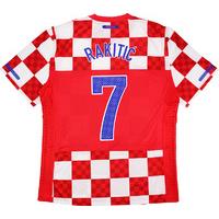 2010 12 croatia player issue home shirt rakiti 7 wtags