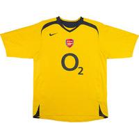 2005 06 arsenal away shirt very good xxl