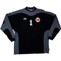 2000 norway match worn gk shirt 1 olsen v finland
