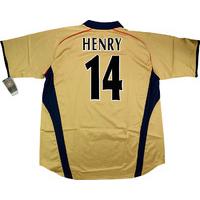 2001-02 Arsenal Away Shirt Henry #14 *w/Tags* XXL