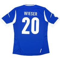 2012-13 Liechtenstein Match Issue World Cup Qualifiers Home Shirt Wieser #20