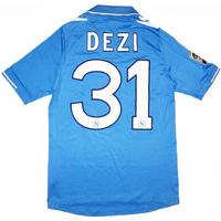 2011-12 Napoli Match Issue Home Shirt Dezi #31