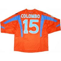 2011-12 Napoli Match Issue Orange GK Shirt Colombo #15