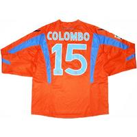 2011 12 napoli match issue orange gk shirt colombo 15