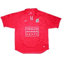 2001-02 Tirol Innsbruck Away Shirt XL