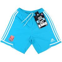 2012 13 stoke 150 years gk blue shorts wtags xs