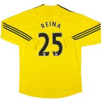 2009 10 liverpool gk shirt reina 25 l