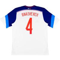 2014-15 Russia Away Shirt Ignashevich #4 *w/Tags*