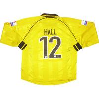 2005-06 Burton Albion Match Issue Home L/S Shirt Hall #12