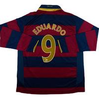 2007-08 Arsenal Third L/S Shirt Eduardo #9 (Excellent) XL