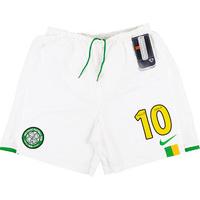 2006-08 Celtic European Shorts #10 (Vennegoor of Hesselink) *w/Tags* S