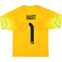 2014-15 England GK Home Shirt Hart #1 *w/Tags* XL.Boys