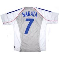 2002-04 Japan Away Shirt Nakata #7 L