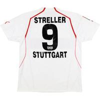 2004-05 Stuttgart Match Issue Home Shirt Streller #9