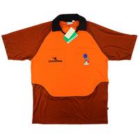 2002 03 italy figc referee shirt wtags l