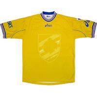 2001 02 sampdoria asics training shirt as new xl