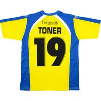 2010-11 Barrow Match Issue Away Shirt Toner #19