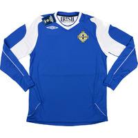 2006 08 northern ireland away ls shirt wtags xlboys