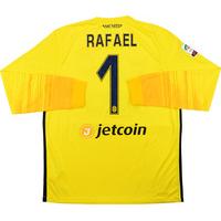 2015-16 Hellas Verona Match Issue GK Away Shirt Rafael #1 *As New* L