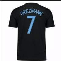 2017-18 France Away Nike Shirt (Black) (Griezmann 7)