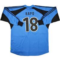 2000-01 Lausanne-Sports Match Worn UEFA Cup GK Shirt Rapo #18 (v Ajax)