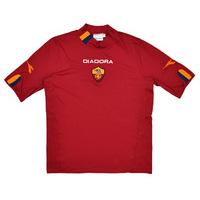 2003 04 roma home basic shirt excellent xlboys