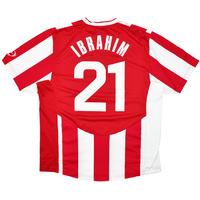 2007-08 Red Star Belgrade Match Worn Champions League Home Shirt Ibrahim #21 (v Levadia)