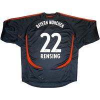 2006 07 bayern munich gk shirt rensing 22 good m