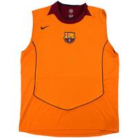 2004 05 barcelona nike training vest excellent xl