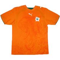 2006 07 ivory coast home shirt excellent xl