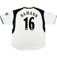 2001-03 Liverpool Match Issue Away Shirt Hamann #16