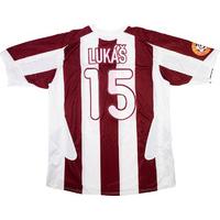 2005-06 Sparta Prague Match Issue Away Shirt Luká #15