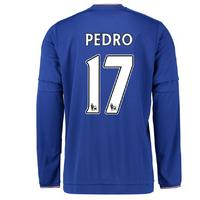 2015 2016 chelsea home long sleeve shirt pedro 17 kids