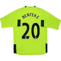 2012-13 Aston Villa Away L/S Shirt Benteke #20 (Very Good) L