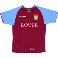 2003-04 Aston Villa Home Shirt (Fair) M.Boys