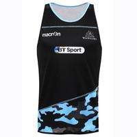 2016 2017 glasgow warriors rugby training singlet black