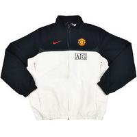 2009-10 Manchester United Nike Woven Warm-Up Jacket (Excellent) S