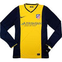 2013-14 Atletico Madrid Player Issue Away L/S Shirt *w/Tags* M