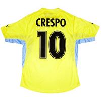 2001-02 Lazio Away Shirt Crespo #10 *w/Tags*